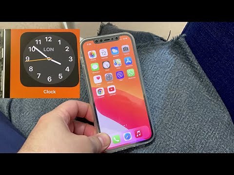 How to Show Analog Clock on iPhone and Edit it