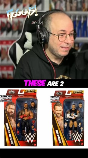 3 comments | The new Top Picks CM Punk and Roman Reigns are landing EARLY at Ringside — and these two are straight-up HOME RUNS.  Punk’s got the poof, Roman’s rocking a BRAND NEW expression, and this might be one of the best Top Picks pairings we’ve had in years. Hit the full breakdown in tonight’s show — FigGuys Episode 079. Check out the full episode for more! #WWEEliteSquad #CMPunk #RomanReigns #wwe #RingsideCollectibles | Fig Guys | Facebook