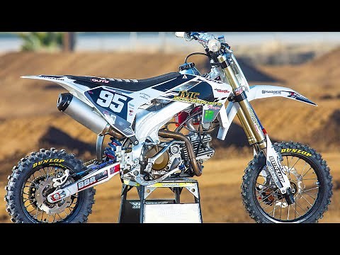 190cc Super Trick Husqvarna Pit Bike with Carson Brown - Motocross Action Magazine