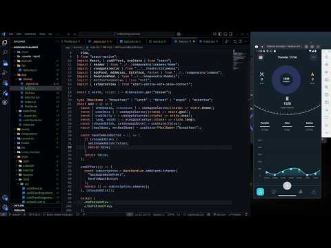 Daily Calories App ( 📱React Native Application )