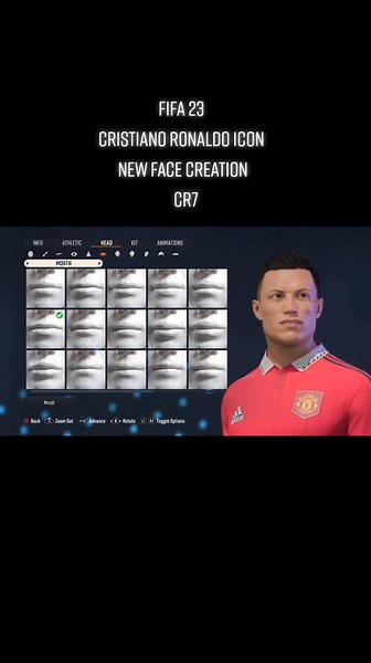 FIFA 23 Virtual Pro Clubs Lookalike Cristiano Ronaldo ICON