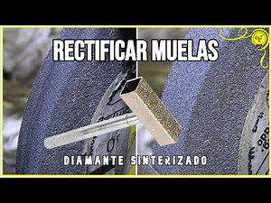 Grinding a sintered diamond emery stone