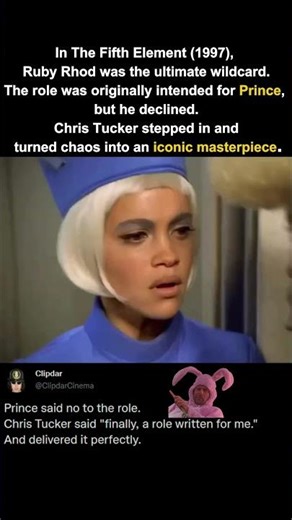 In The Fifth Element (1997) Prince Turned Down Ruby Rhod. Chris Tucker Made It Immortal.