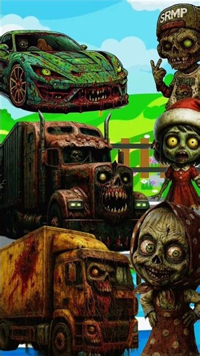 Zombie Vehicles Are Alive 🔥🧟 | Shorts