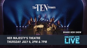 Australia’s own The Ten Tenors are returning to the stage to celebrate their greatest hits with a new show. The Greatest Hits tour will feature the most loved and requested songs the Tenors have performed across their 28-year history and from across multiple genres of music – the best from the world of opera, pop and rock music and so much more. Don't miss out on celebrating Australia's Rockstars of the Opera >> https://bit.ly/3WS3rcm | Adelaide Festival Centre | Facebook