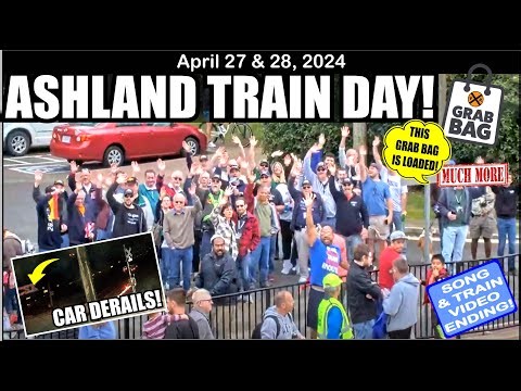 ASHLAND TRAIN DAY, TRAIN CAR DERAILS! ONE OF OUR BEST GRAB BAGS, PLEASE DON’T MISS IT