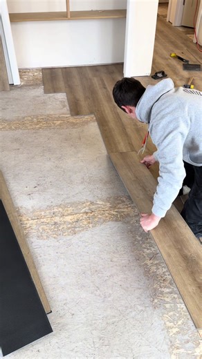 Flooring install #flooring #asmr #hardwood #lvp #satisfying