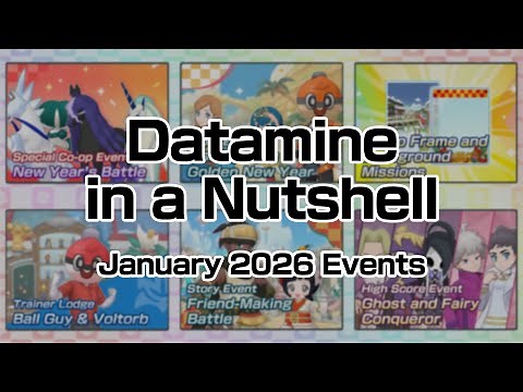 [Pokemon Masters EX] DATAMINE IN A NUTSHELL (January 2026 Events)