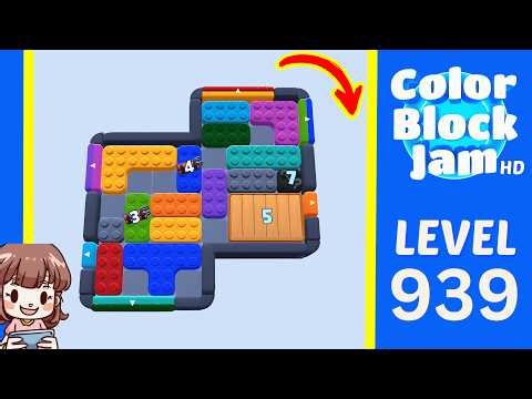 Color Block Jam Level 939 Solution Walkthrough