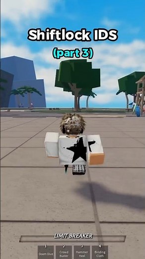 SHIFTLOCK IDS IN TSB P3 🔒 #roblox #shorts #tsb