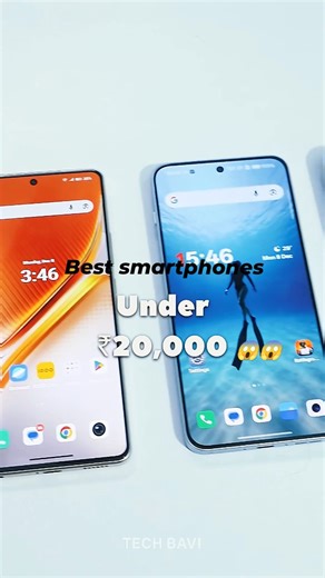 Techbavi on Instagram: "Best Phones Under ₹20,000 😳🔥... Agar aap ₹20K ke andar best value smartphone dhundh rahe ho, to ye list miss mat karna 👀 Performance, camera, battery aur display — sabka perfect balance 💥 🔥 Phones in this reel: • Oppo K13 5G • Vivo T4 / Vivo 14 5G • Realme B4 • Samsung Galaxy A35 • CMF Phone 2 Pro Students ho, gamers ho ya daily user — is budget me kaafi strong options aa chuke hain 📱 👉 Aapka favourite kaunsa hai? Comment me batao 👇 @91mobiles @digitindia @trakint
