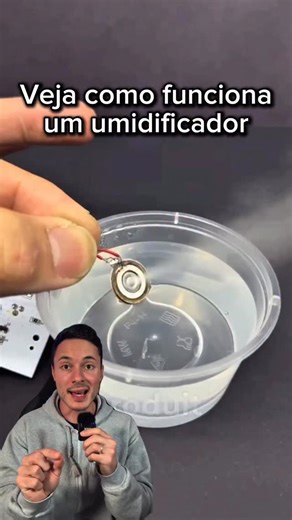 Veja como funciona um umidificador! . . . #curiosidade #tecnologia #technology #vocesabia #react | Gui Cassiri