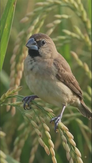 Relaxing Nature Sounds | Little Sparrow in the Rice Field