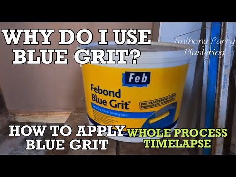 Why I use blue grit, and how to apply it. Whole process TIMELAPSE