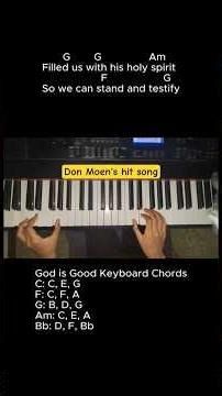 God is good Song Keyboard play