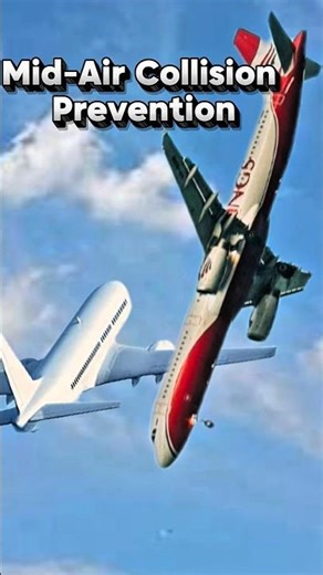 Mid-Air Collision Prevention #aviationfacts #flightsafety #airtrafficcontrol #tcas