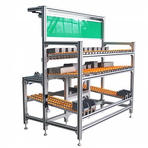 [Hot Item] Factory Production Line Fixture Worktable Workbench with Aluminum Profile Flow Racks Workstation