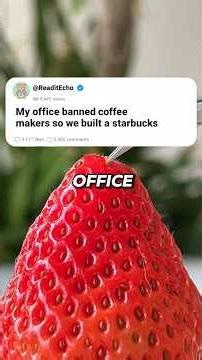 My Boss Banned Coffee… So We Secretly Built A Starbucks In The Office☕‪@RedditLab3‬ #redditstories