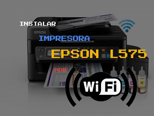 Cómo conectar Impresora EPSON L575 a WiFi – UnaImpresora.com
