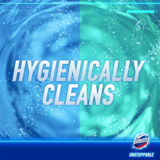 Enjoy a hygienic clean for up to 300 flushes with Domestos Rim block. Buy now and experience the 5 power actions here: https://bit.ly/3ZMDGM4 | Domestos