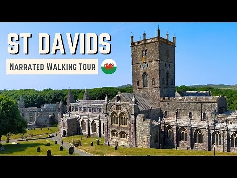 ST DAVIDS | 4K Narrated Walking Tour | Let's Walk 2023