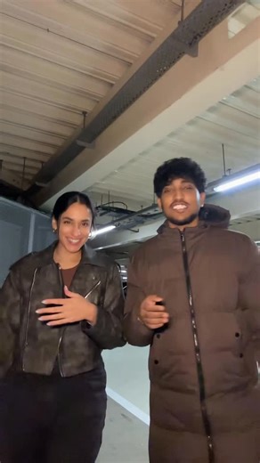 NAVDARSH 🩷 on Instagram: "turd jacket is what’s smelling 😭 #couples #navdarsh #relationship #dance #explorepage"