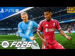FC 26 - Manchester City vs Liverpool | Premier League | PS5 Pro™ [4K 60FPS ] Gameplay