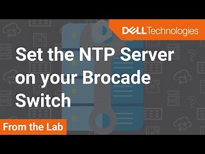 Set the NTP Server on your Brocade Switch