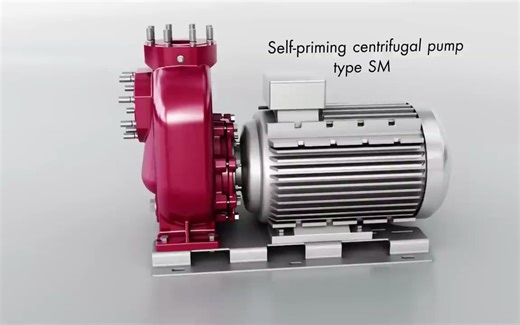 Self-Priming Centrifugal Pump Animation