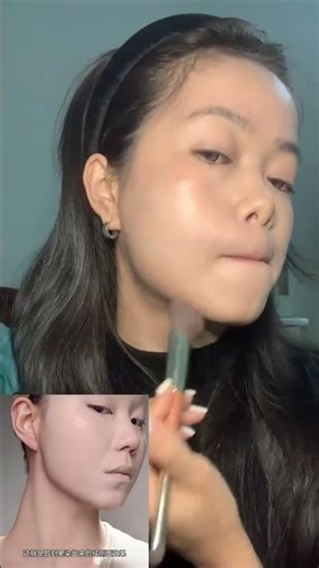 A jaw line ...#Beginner s Makeup Tutorial#Contouring#Tips for makeup sharing#Creator