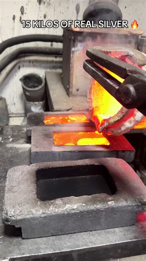 Melting 15 Kilos of Real Silver: Pure Transformation