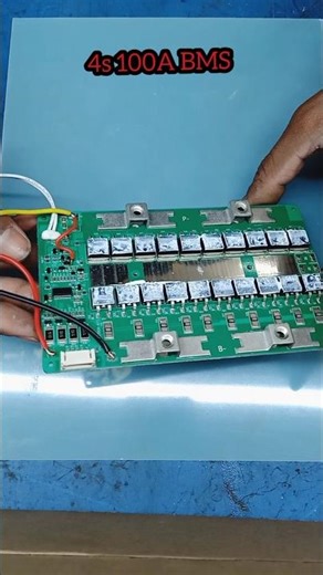 4s 100A BMS Switch wiring | for 12.8v,100ah battery #bms #battery #switch #wiringconnection