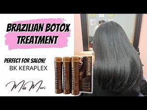 Brazillian Keratin Treatment - BK Keraplex Step by step procedure. #hair #braziliankeratin