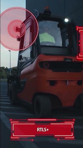 Forklift-tracking with centimeter precision? 📍That’s RTLS+ by Linde MH! #LindeMH #RTLSplus