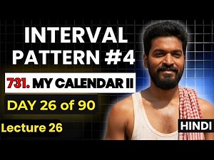 🔥 Day 26/90 | 📅 My Calendar II Explained | Line Sweep Algorithm | LeetCode Hard | DSA Patterns