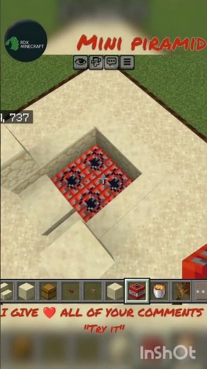 #minecraft mini piramid