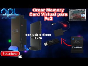 Crear Memory card virtual para Tu PS2 con OPL ( sirve en USB o Disco duro )