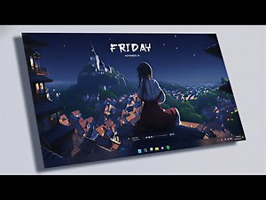 How to Get a Japanese Girl Aesthetic Theme on Windows 10/11 | Make Desktop Look Cool (Part #35)