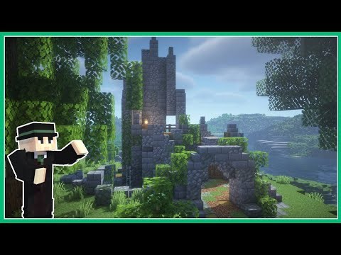 Building a medieval enchantment ruin in Minecraft