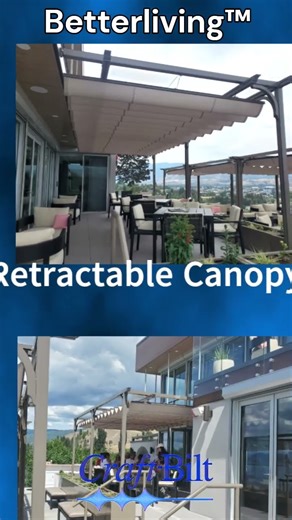Retractable Canopy - Pergola