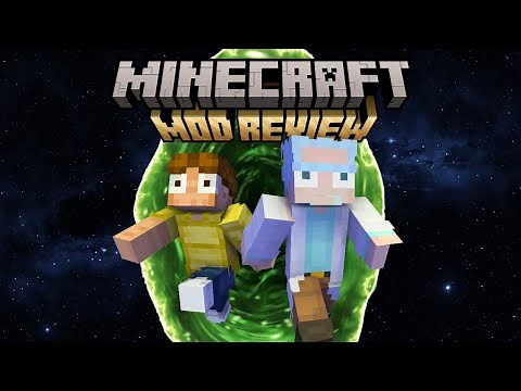 Rick and Morty Portal Gun! | Minecraft Mod Review