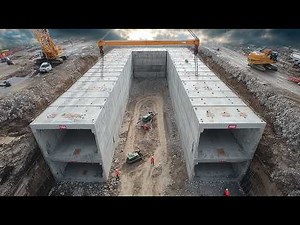 How Precast Concrete Makes Construction Shockingly Fast. Mega Constructions & Production Engineering