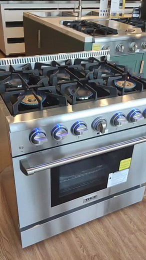 Estufa Profesional con Horno de Acero Inoxidable | Thorkitchen