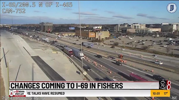 Changes coming to I-69 in Fishers, Indianapolis
