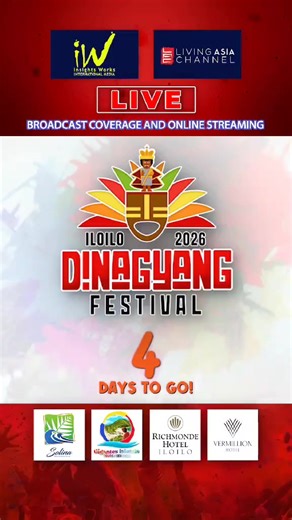 The countdown is on! Don’t miss the Dinagyang Tribe Competion on January 25, 2026 at 8:00a.m. at the Iloilo Freedom Grandstand. Catch our LIVE streaming on Living Asia Channel and Insights Works International Media Facebook page and watch it broadcasting LIVE on Las Vegas+ TV! Hala Bira Iloilo!  Viva Pit Senyor!  Save the date! | Insights Works Int'l Media, Inc. | Facebook