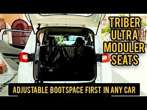 Renault TRIBER RXL Seat moduling |Detailed VDO | largest expendable boot in any car | sansCARi sumit