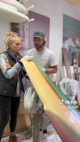 We restored my dads vintage surfboards!🏄🏼‍♀️ It was a long process but really fun (: #vintagesurfboard #surfboards #aipasurfboards #surfboardrepair #vintage #oldsurfboards #surfergirls #girlsurfers #surfergirlaesthetic #surfergirllife #surfergirllifestyle #surferlifestyle #surflifestyle #surferlife #surftok #surfboardglassing #surfboardshaper