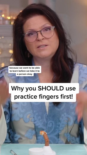 If you’re a beginner, I recommend using practice fingers or practice worksheets ✨BEFORE✨ you practice on other people or even yourself. Why? When you’re just starting out, you will be starting OVER many times. It is MUCH easier to start again on a new worksheet or a new practice finger tip than it is to have to entirely remove product from a real nail. Trust me— you will not want to do that over and over again! Shop this nail tutorial at: nailcareer.com/store 🪄 Watch full in depth nail tutorial