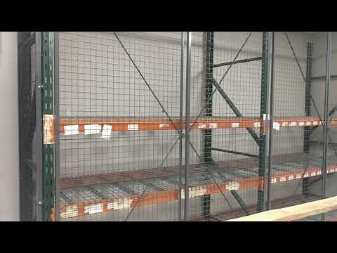 Pallet Rack Security Enclosure Doors