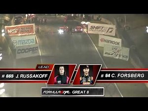 JOHN RUSSAKOFF vs CHRIS FORSBERG at Round 2 Road Atlanta 2011 great 8